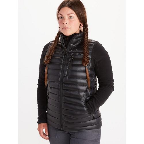 Marmot Vest Black NZ - Avant Featherless Jackets Womens NZ1829573